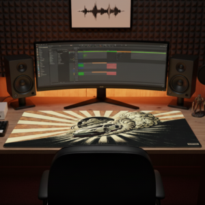 Drift King's Sunset | Extended Gaming Mousepad - LAMBO Desk Mat