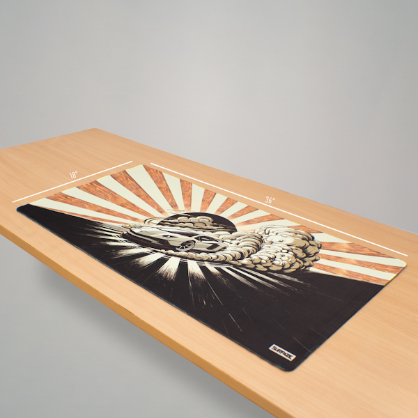 Drift King's Sunset | Extended Gaming Mousepad - LAMBO Desk Mat - Image 2