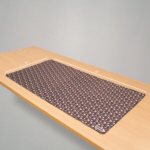 CALAVERA CLASH: CRIMSON INFERNO | Red-Tinted Skull Pattern Extended Desk Mat