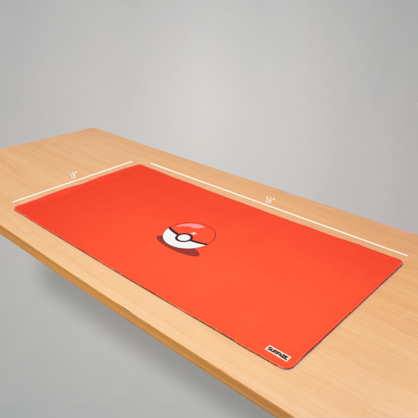 The Original Catch | Red & White Minimalist Gaming Mousepad | Pokemon Inspired - Image 3