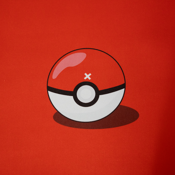 The Original Catch | Red & White Minimalist Gaming Mousepad | Pokemon Inspired - Image 4
