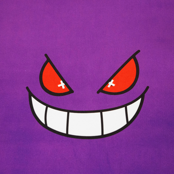 SHADOW GRIN | Minimalist Ghost-Type Desk Mat | 36"x18" | Deep Purple Aesthetic - Image 4