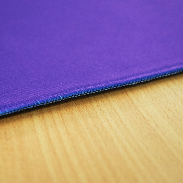 SHADOW GRIN | Minimalist Ghost-Type Desk Mat | 36"x18" | Deep Purple Aesthetic - Image 5